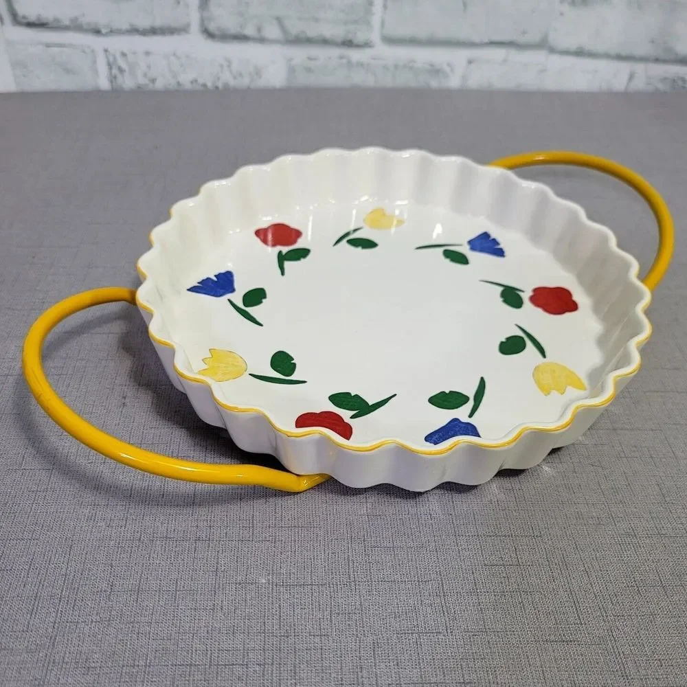 Vintage Primary Color Flowers 10